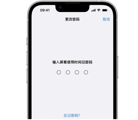 卫辉iPhone屏幕维修分享iPhone屏幕使用时间密码忘记了怎么办 